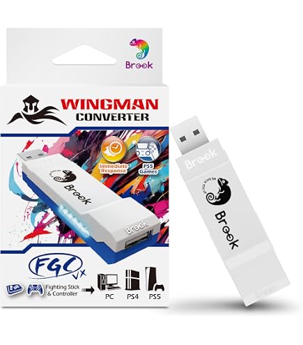 Brook Wingman P5 – P5, P4, PC Game Controller Converter | Supports